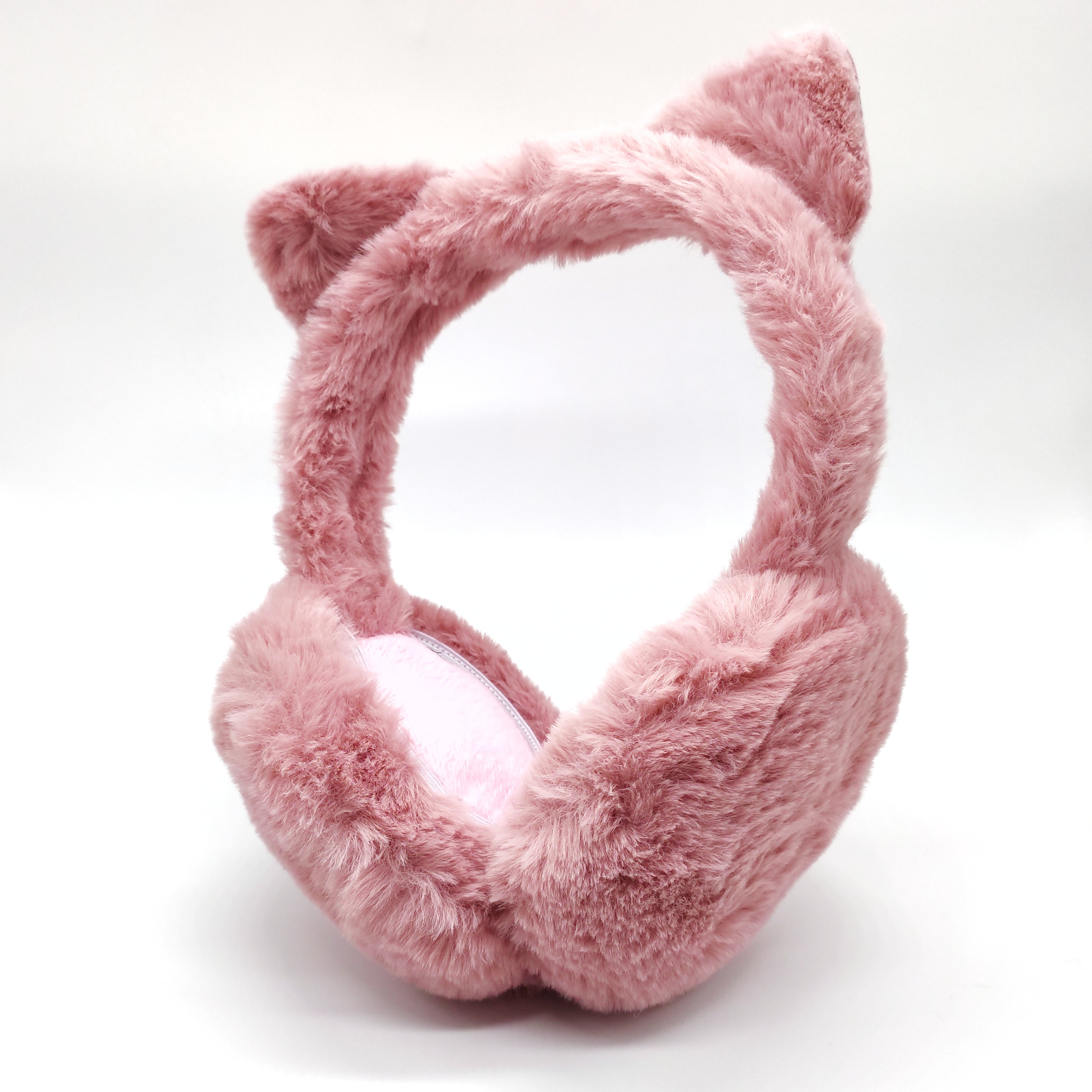 картинка Наушники с ушками пыльный розовый (арт.178) от магазина Наушники+